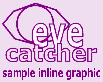 Graphic entitled "Eye Catcher" which serves as a sample of inline graphics